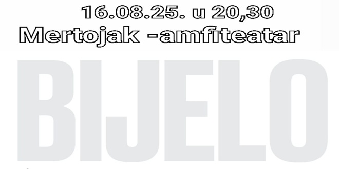 AMFITEATAR NA MERTOJAKU: U subotu nastupa 'Ritam igre' s predstavom 'Bijelo'