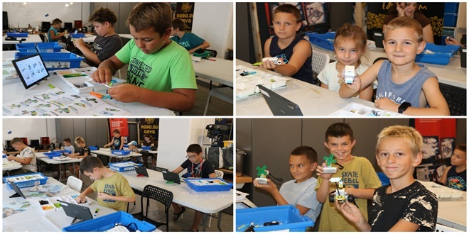 FOTO: WeDo robotikom nastavljen program STEM ljeta u ZTK