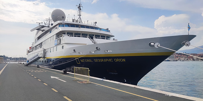 VIDEO Luksuzni istraživač posjetio Split: National Geographic Orion plovi gdje većina brodova staje