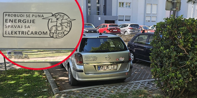 Naljepnica na autu nasmijala prolaznike: 'Spavaj s električarom...'