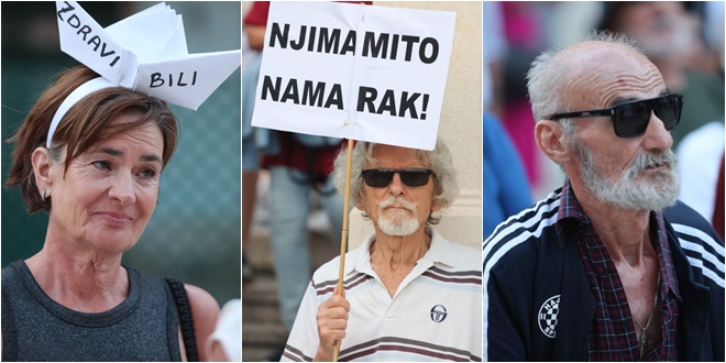 PROSVJED ZBOG BRODA S AZBESTOM 'Izađite i vi branitelji, nismo ti koji urlaju pjevaju li Thompson ili Ceca, ovdje se radi o zdravlju grada!'
