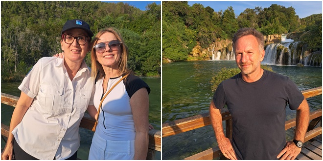 Bivši šef Red Bulla nakon otkaza uživa na Krki sa suprugom 