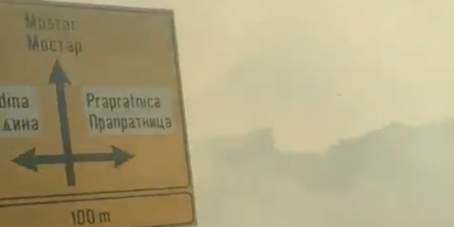 VIDEO Požar kod Neuma se približio kućama, stanje bi se moglo pogoršati
