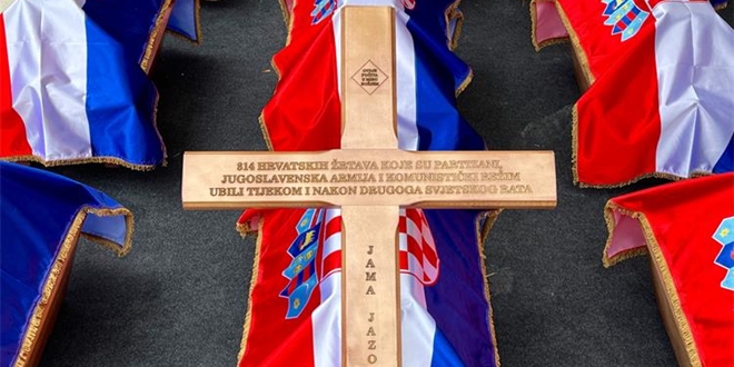 Na Jazovki ukopano 814 žrtava iz masovne grobnice: 'Komunizam se od laži rodio, od laži živi i od laži će umrijeti'
