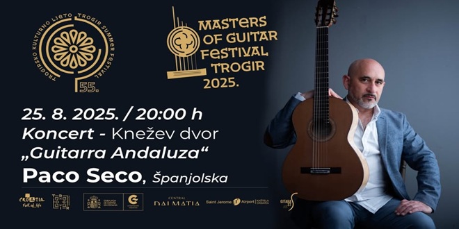 TROGIR Počinje festival Majstori gitare: Večeras koncert Paca Seca 