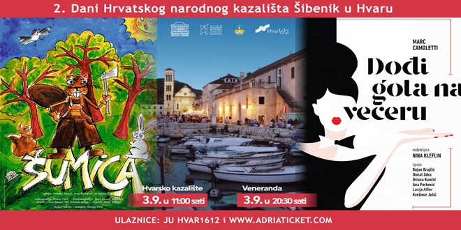 Teatar uz more i HNK Šibenik u Hvaru