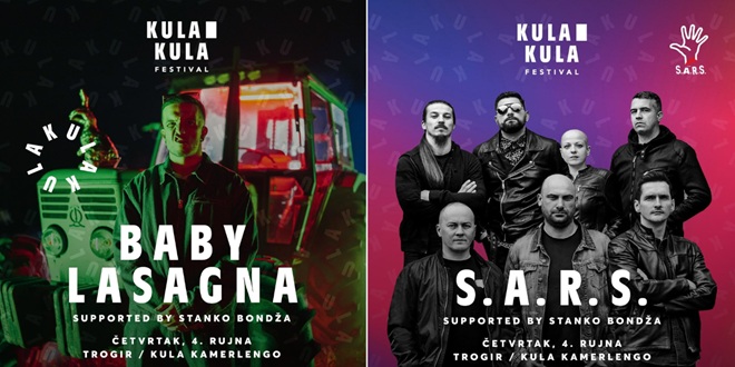 Veliko finale ljeta u Trogiru: Baby Lasagna i S.A.R.S. na KulaKuli!