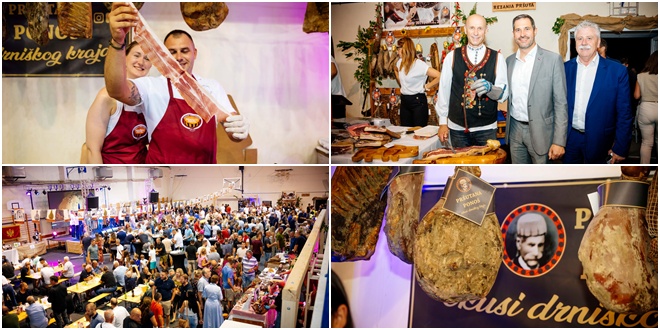 FOTOGALERIJA Ministar Glavina pobijedio u natjecanju u rezanju, najavljena izgradnja Kuće pršuta