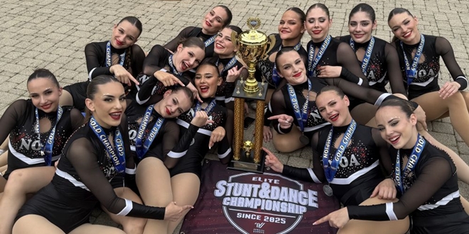 Cheerleading klub Noa izborio plasman na Svjetsko klupsko prvenstvo 2026!
