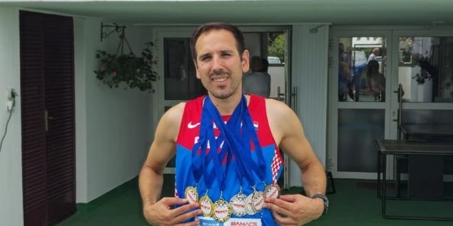 PRVENSTVO BALKANA Atletičar iz Zadra osvojio sedam medalja, oboren i hrvatski rekord