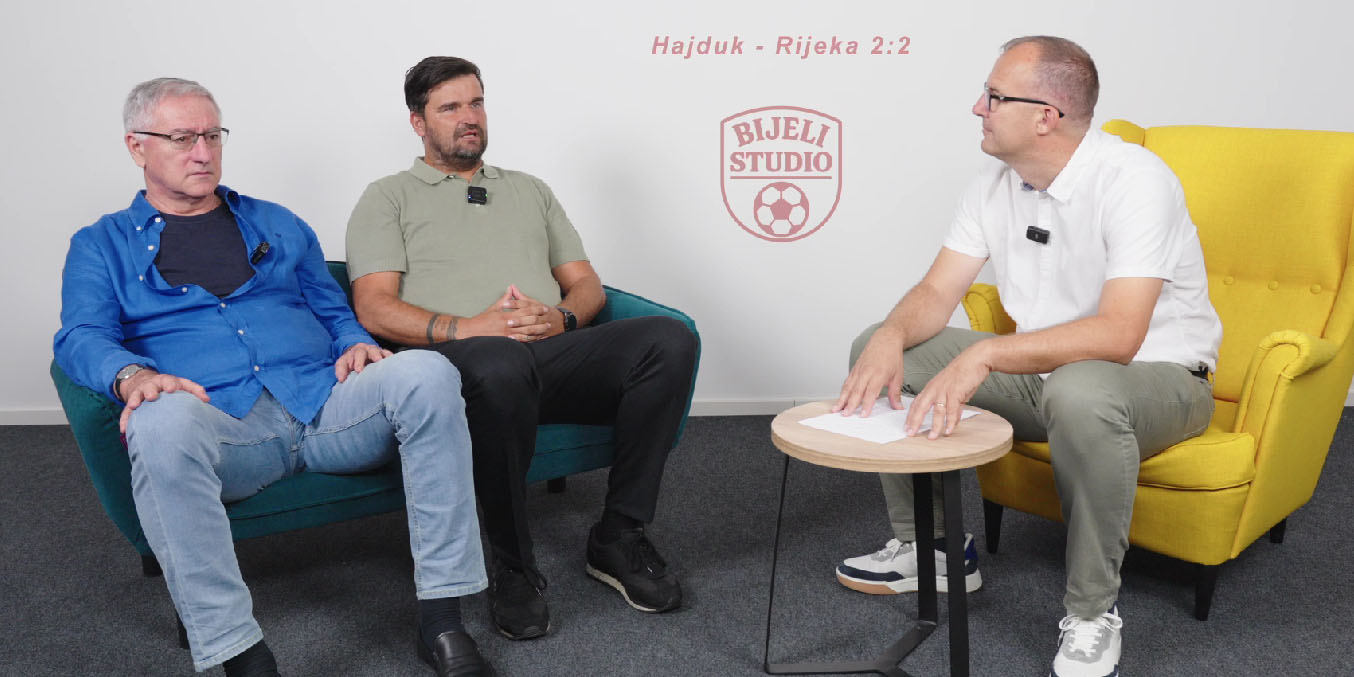 BIJELI STUDIO: Pogledajte analizu dvoboja između Hajduka i Rijeke, te ostale zanimljivosti proteklog kola