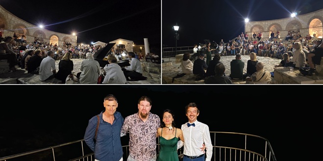 FOTO Trogirski glazbenici održali koncert u Amfiteatru na Žgogovom guvnu
