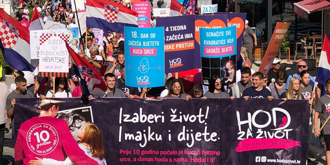 FOTOGALERIJA Prvi Hod za život održan u Šibeniku