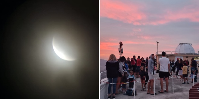 FOTO: U Zvjezdanom selu Mosor promatrala se potpuna pomrčina Mjeseca