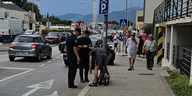 U Splitu sve češće scene zaustavljanja romobila: Policija ove godine pojačala kontrole na ulicama