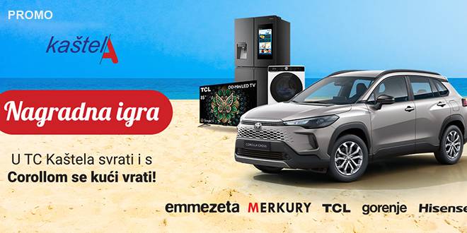U Trgovački centar Kaštela svrati i s Corollom se kući vrati!