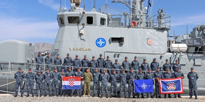 FOTOGALERIJA Dvanaesti HRVCON iz Lore ispraćen u NATO operaciju 'Sea Guardian'