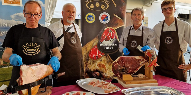 FOTO Dalmatinski pršut branio boje Hrvatske u Parmi