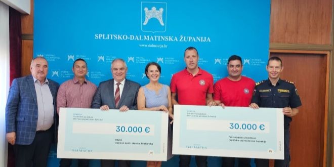 LIJEPA GESTA: 60 tisuća eura vatrogascima i HGSS-ovcima