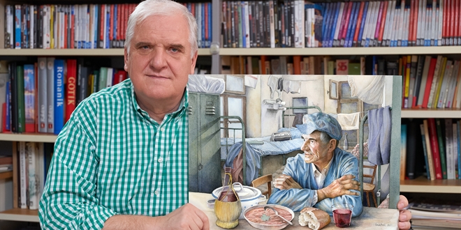 AKVAREL SJEĆANJA Ivan Ivić odao počast prvim gastarbajterima u Švicarskoj