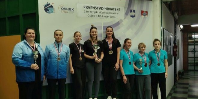 Pet zlatnih medalja za Splićanke i državni rekord Marije Marović na Prvenstvu Hrvatske u gađanju pištoljem i revolverom velikog kalibra