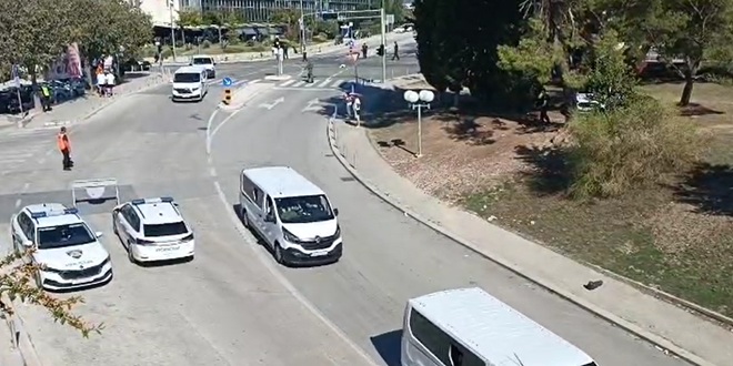 VIDEO: BBB u jakoj policijskoj pratnji stigli na Poljud