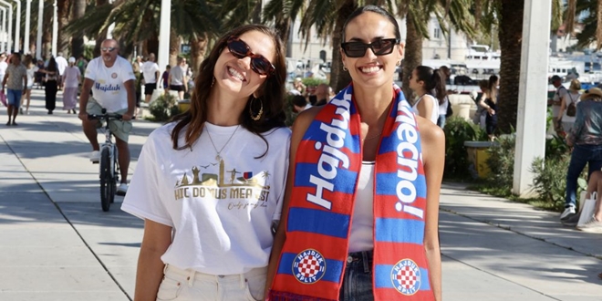 FOTOGALERIJA: Split u znaku Hajduka, pogledajte atmosferu prije utakmice