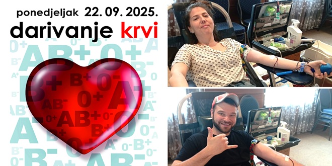 Darujte krv u Omišu