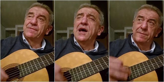 VIDEO Milinović nakon 20 godina uzeo gitaru u ruke, pogledajte što je odsvirao