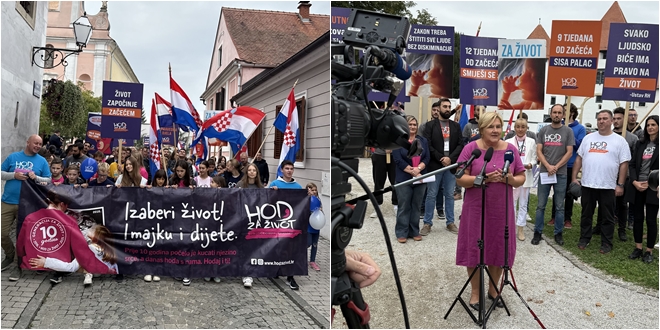 FOTOGALERIJA Održan Hod za život u Varaždinu