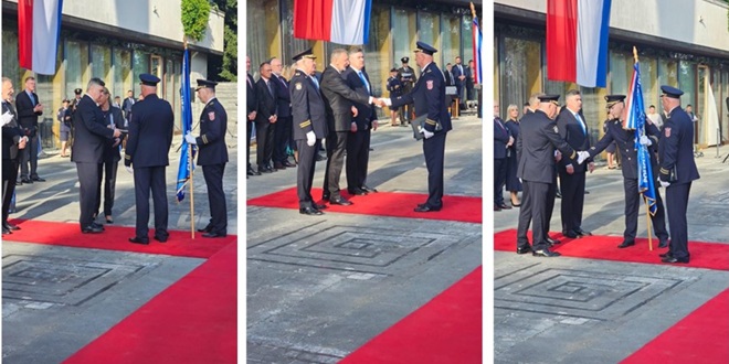 VELIKO PRIZNANJE: Policijska postaja Dubrovnik odlikovana redom Nikole Šubića Zrinskog