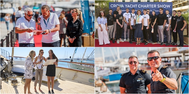 CROYA 2025: Učenici srednje Pomorske škole u Splitu posjetili CROYA Charter Show