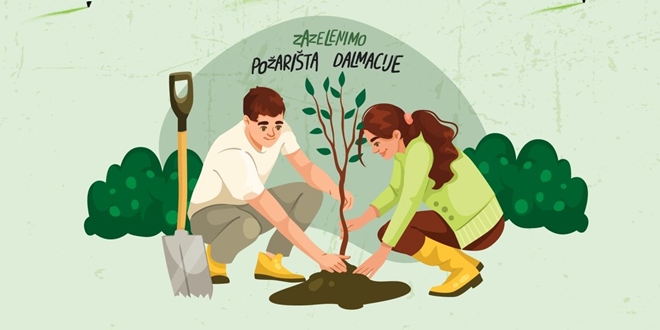 Iduće tri subote volonteri Boranke pošumljavat će požarište na Šubićevcu u Šibeniku