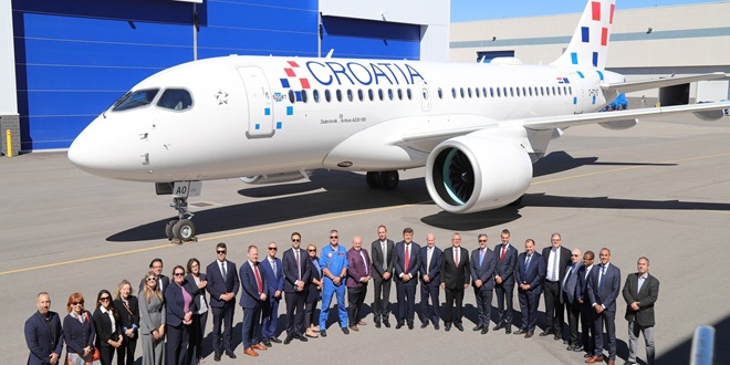 Croatia Airlines prvi u svijetu s Airbusom A220-100 sa 127 sjedala