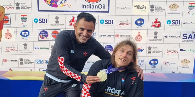 Deni Černi osvojio drugo zlato za Hrvatsku na SP u paraatletici