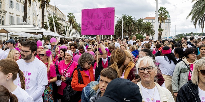 Race for the Cure u Splitu: Prikupljeno gotovo 80.000 eura za magnetnu rezonancu