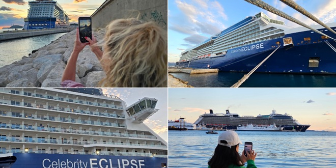 FOTO Golemi kruzer Celebrity Eclipse plijeni pozornost Splićana i njihovih gostiju