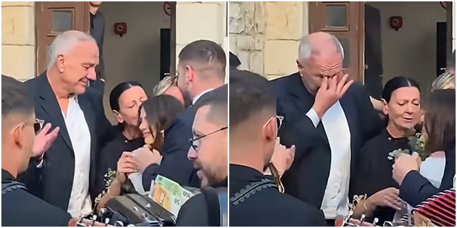 VIDEO Splitski pjevač Matko Jelavić zaplakao na sinovom vjenčanju