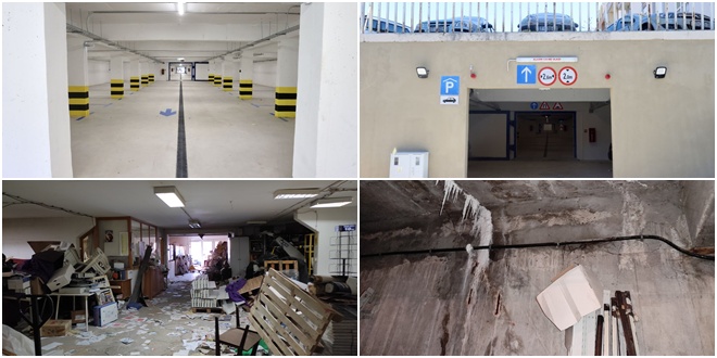 FOTO Zapušteno i vlažno splitsko atomsko sklonište pretvoreno u parkiralište, stanari Splita 3 dobili 96 parkirnih mjesta