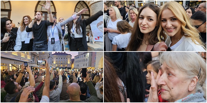 FOTO/VIDEO Pjesma i suze u srcu Splita