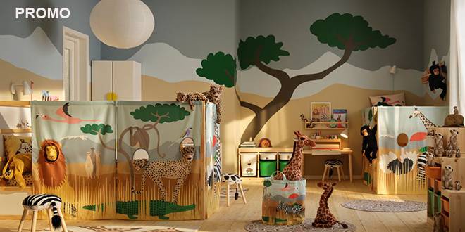 Nova IKEA kolekcija za djecu donosi čaroliju afričke savane