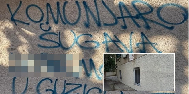 O TROŠKU STANARA Uklonjen uvredljivi grafit s Pavičićeve zgrade