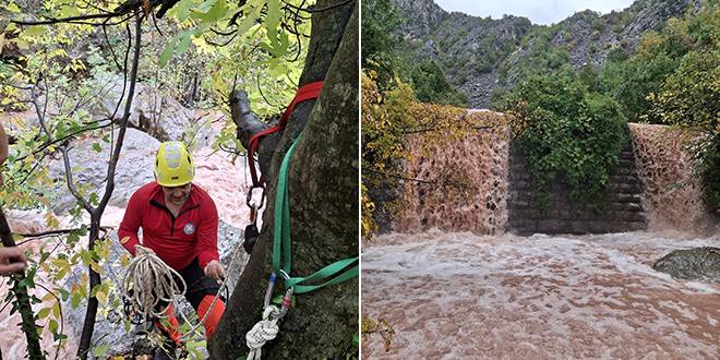 | Autor: HGSS Zadar Zbog nabujalog potoka njemački planinari ostali zarobljeni u kanjonu Male Paklenice
