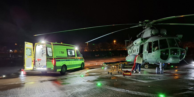 NOĆNE AKCIJE Helikopteri HRZ-a prevezli životno ugrožene pacijente s Hvara i Splita