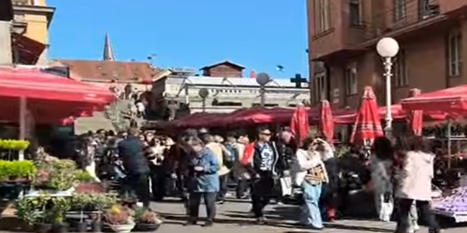 | Autor: Screenshot YouTube JUTARNJA DRAMA Urušio se strop na zagrebačkoj središnoj tržnici Dolac