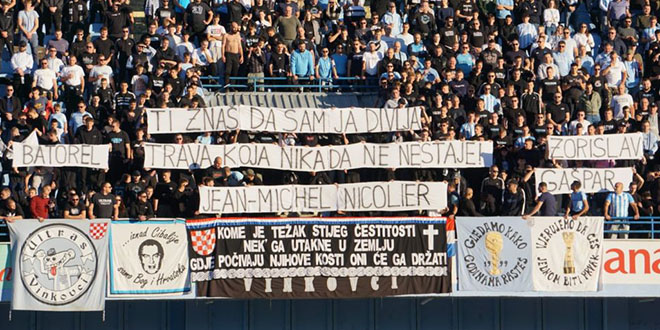 Navijači Cibalije istaknuli poruku u čast herojima Vukovara