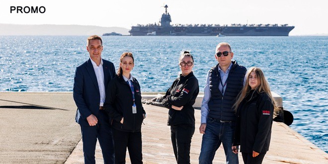 Najveći ratni brod na svijetu isplovio je iz Splita, a sada je otkriveno tko je na kopnu vodio zahtjevnu sigurnosnu operaciju