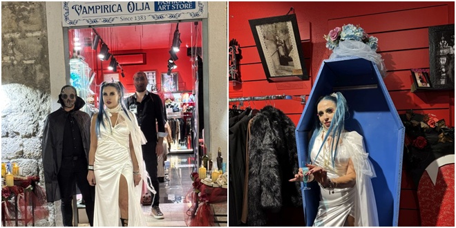 VIDEO Vampirski muzej u srcu Splita: Olja Einfalt otvorila prostor tame, humora i umjetnosti