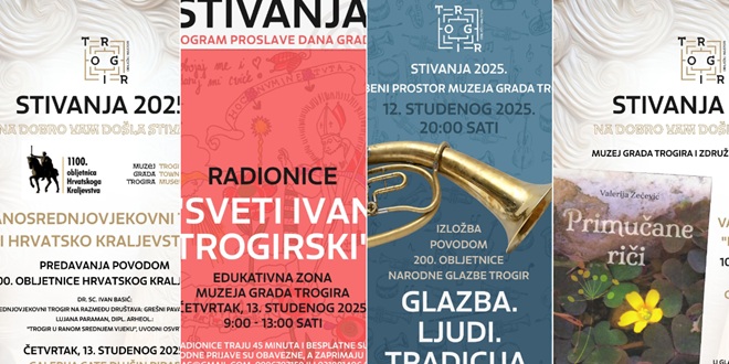 MUZEJ GRADA TROGIRA Donosimo program Stivanje 2025.