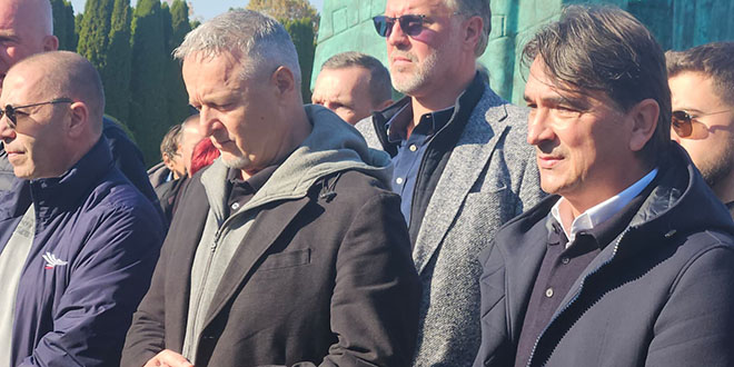 Na posljednji ispraćaj vukovarskog heroja su došli Marko Perković Thompson i Zlatko Dalić